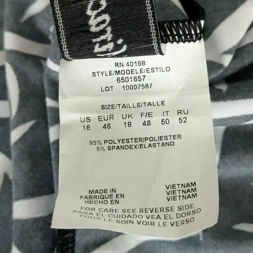 Miraclesuit Tankini Top Women's 16 Underwire Swim Top Hard to be Leaf Malibu - Picture 9 of 11